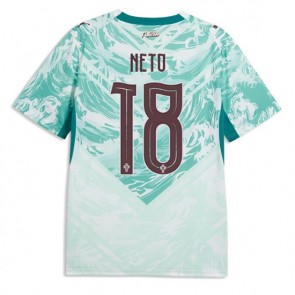 Portugal Pedro Neto #18 Udebanetrøje VM 2026 Kortærmet